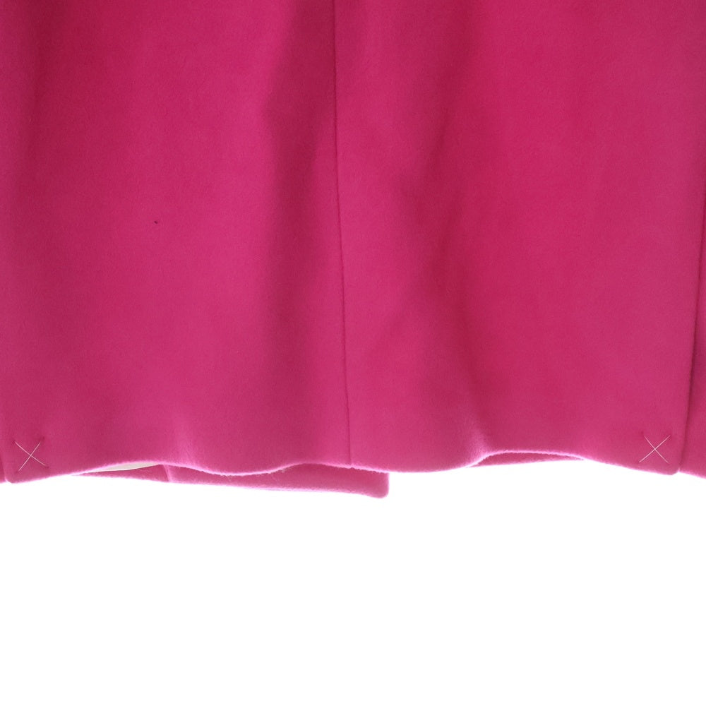 AMIRI(アミリ) Long Wool Coat PS23WOL002-886 ロングウールコート ピンク エンブレムピン