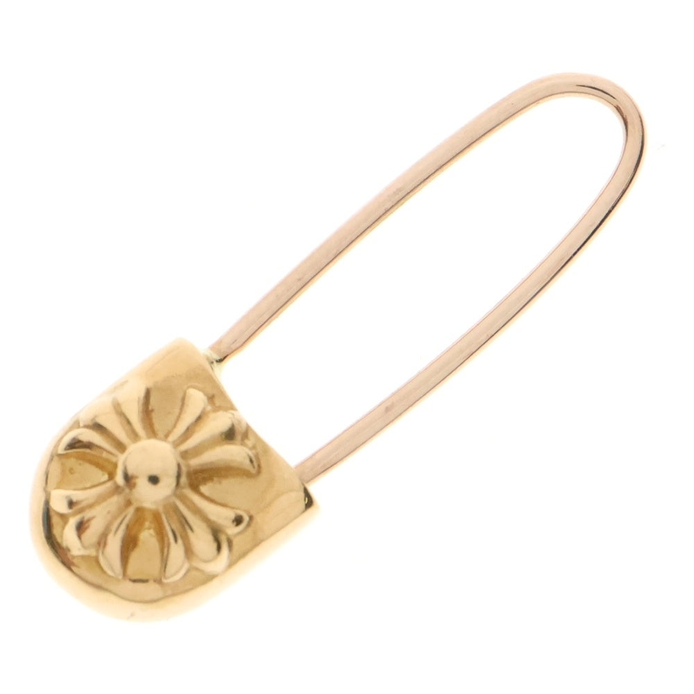 CHROME HEARTS(クロムハーツ) 22K SAFETY PIN L セーフティピンピアス ゴールド