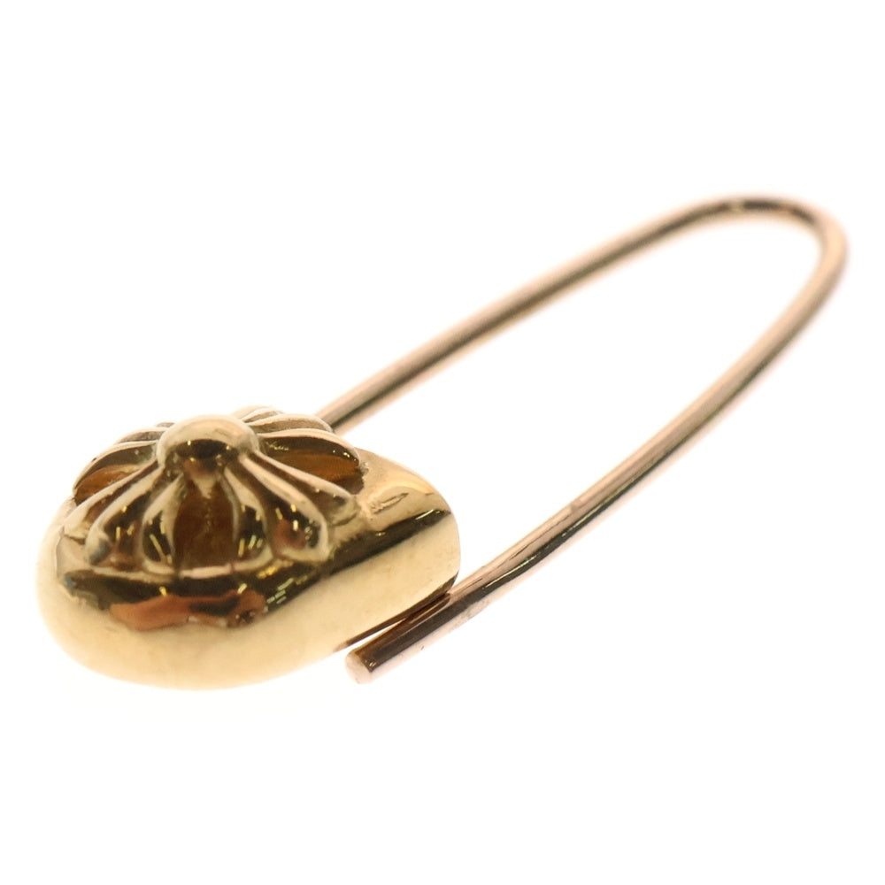 CHROME HEARTS(クロムハーツ) 22K SAFETY PIN L セーフティピンピアス ゴールド