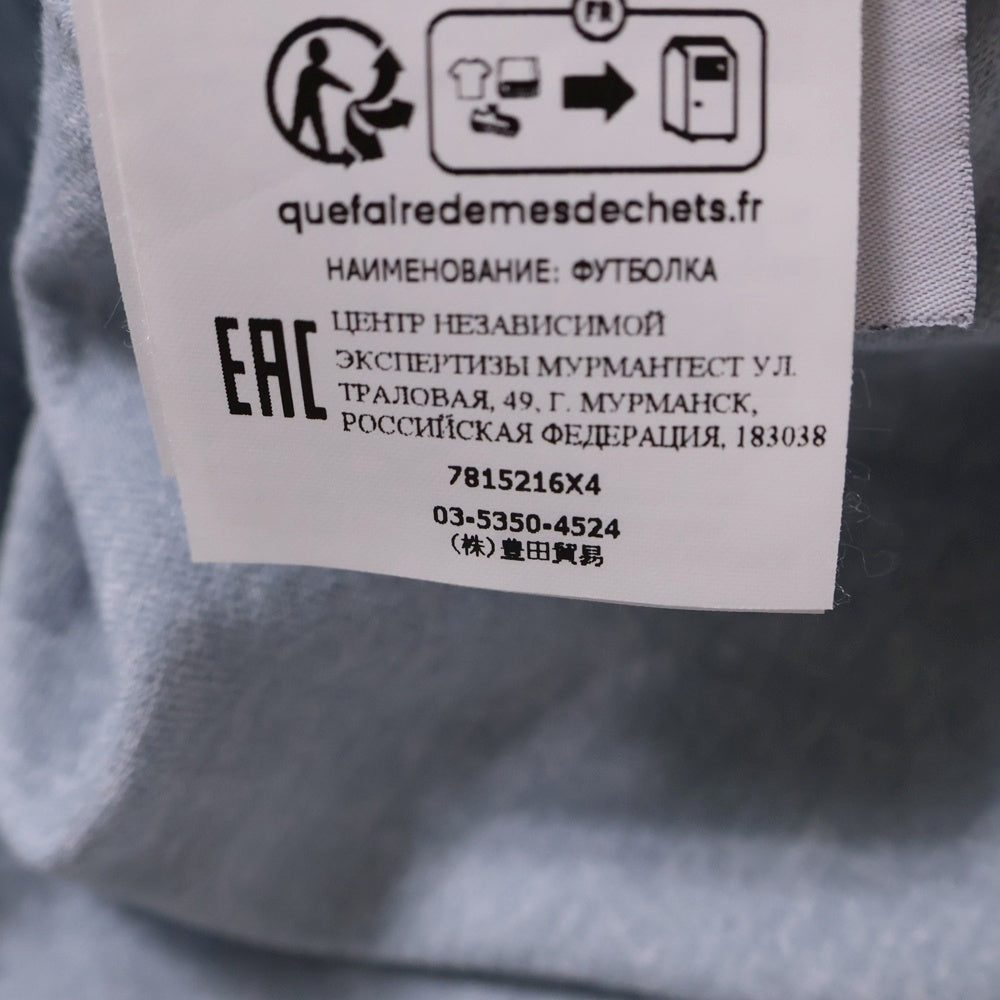STONE ISLAND(ストーンアイランド) Marina Chalk Plating T-Shirt 7815216X4 スカイブルー半袖クルーネックTシャツ
