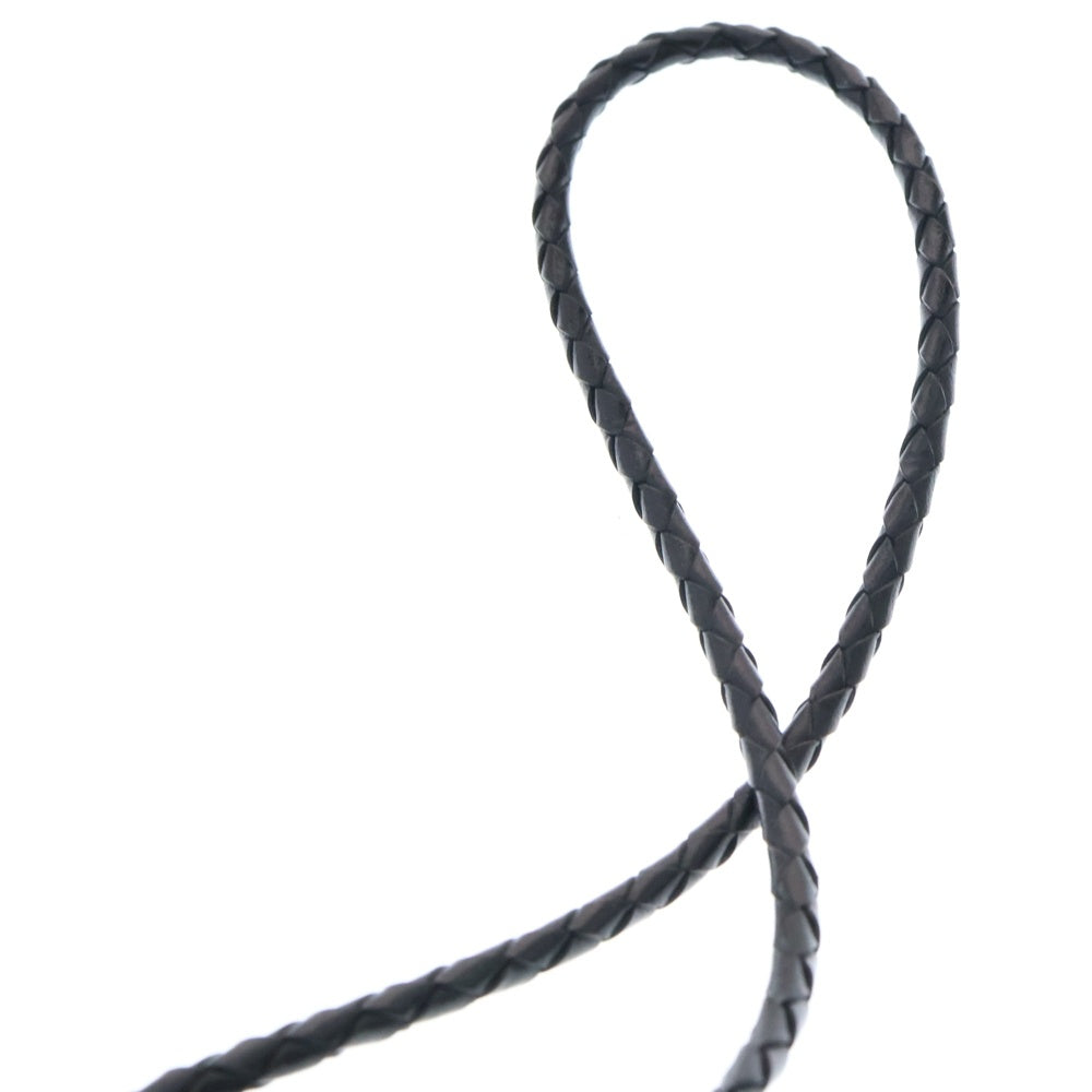 CHROME HEARTS(クロムハーツ) BOLOTIE OVALTINY タイニークラシックループタイ レザーネックレス ブラック