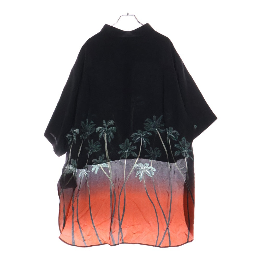 CELINE(セリーヌ) 22SS 2C708402Q サンセットパームツリーテール半袖シャツ ブラック