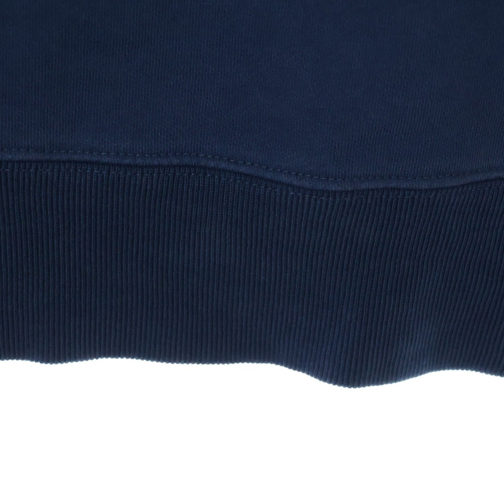 MAISON KITSUNE(メゾンキツネ) DRESSED FOX PRINT CLEAN SWEATSHIRT JM00331KM0001 キツネプリント クルーネック 長袖スウェットトレーナー ネイビー