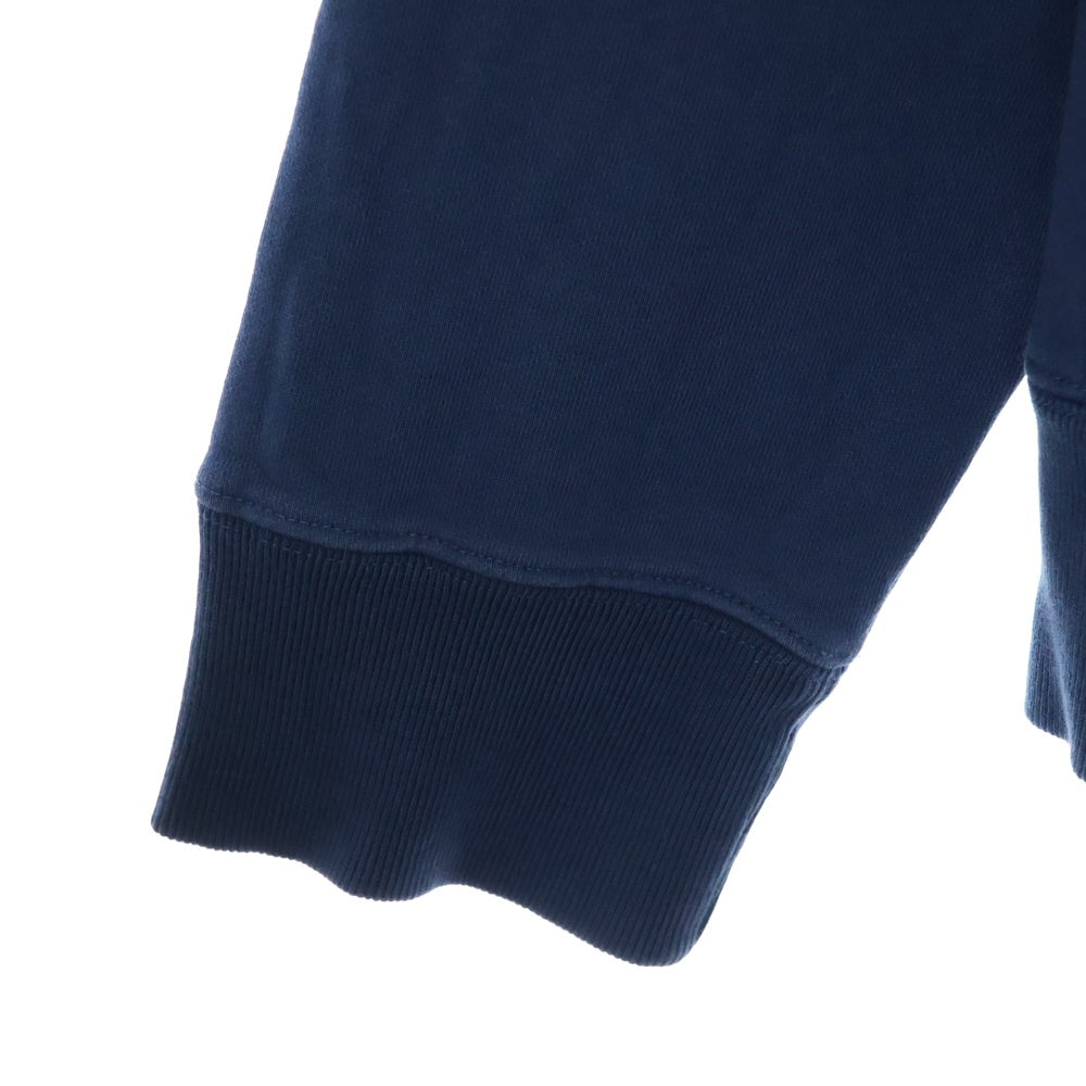 MAISON KITSUNE(メゾンキツネ) DRESSED FOX PRINT CLEAN SWEATSHIRT JM00331KM0001 キツネプリント クルーネック 長袖スウェットトレーナー ネイビー