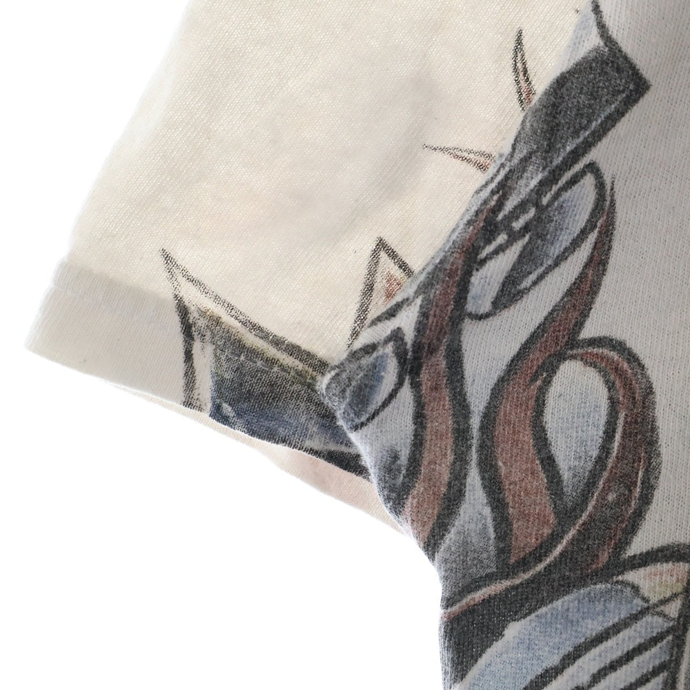 VINTAGE(ヴィンテージ) METALLICA メタリカ スカル両面プリント 半袖Tシャツ カットソー マルチカラー