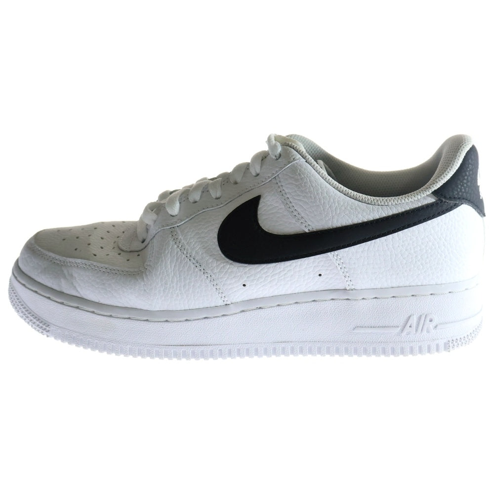 NIKE(ナイキ) AIR FORCE 1 07 PEBBLED LEATHER CT2302-100 エアフォース1 ローカットスニーカー ホワイト US9.5/27.5cm