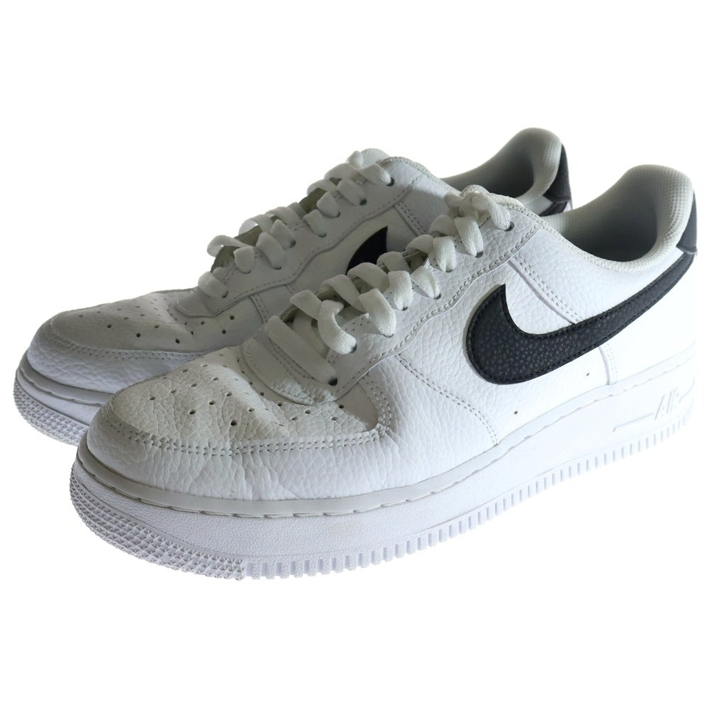 NIKE(ナイキ) AIR FORCE 1 07 PEBBLED LEATHER CT2302-100 エアフォース1 ローカットスニーカー ホワイト US9.5/27.5cm