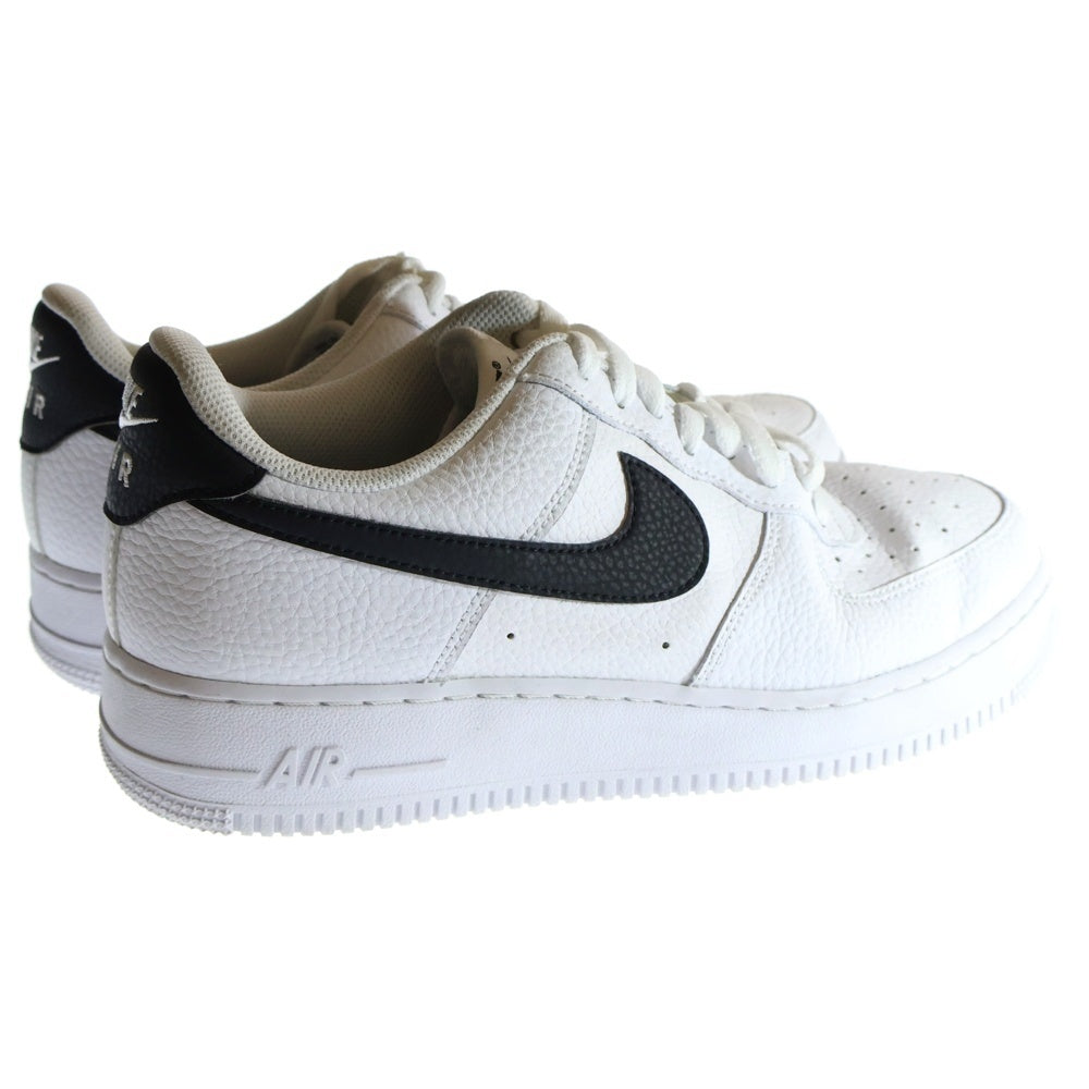 NIKE(ナイキ) AIR FORCE 1 07 PEBBLED LEATHER CT2302-100 エアフォース1 ローカットスニーカー ホワイト US9.5/27.5cm