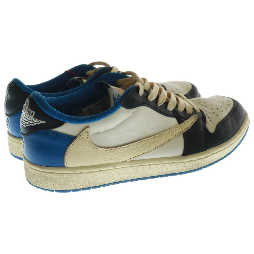 NIKE(ナイキ) ×TRAVIS SCOTT FRAGMENT DESIGN AIR JORDAN 1 LOW OG SP トラヴィススコット フラグメント エアジョーダン1 ローカットスニーカー DM7866-140 US9.5/27.5cm
