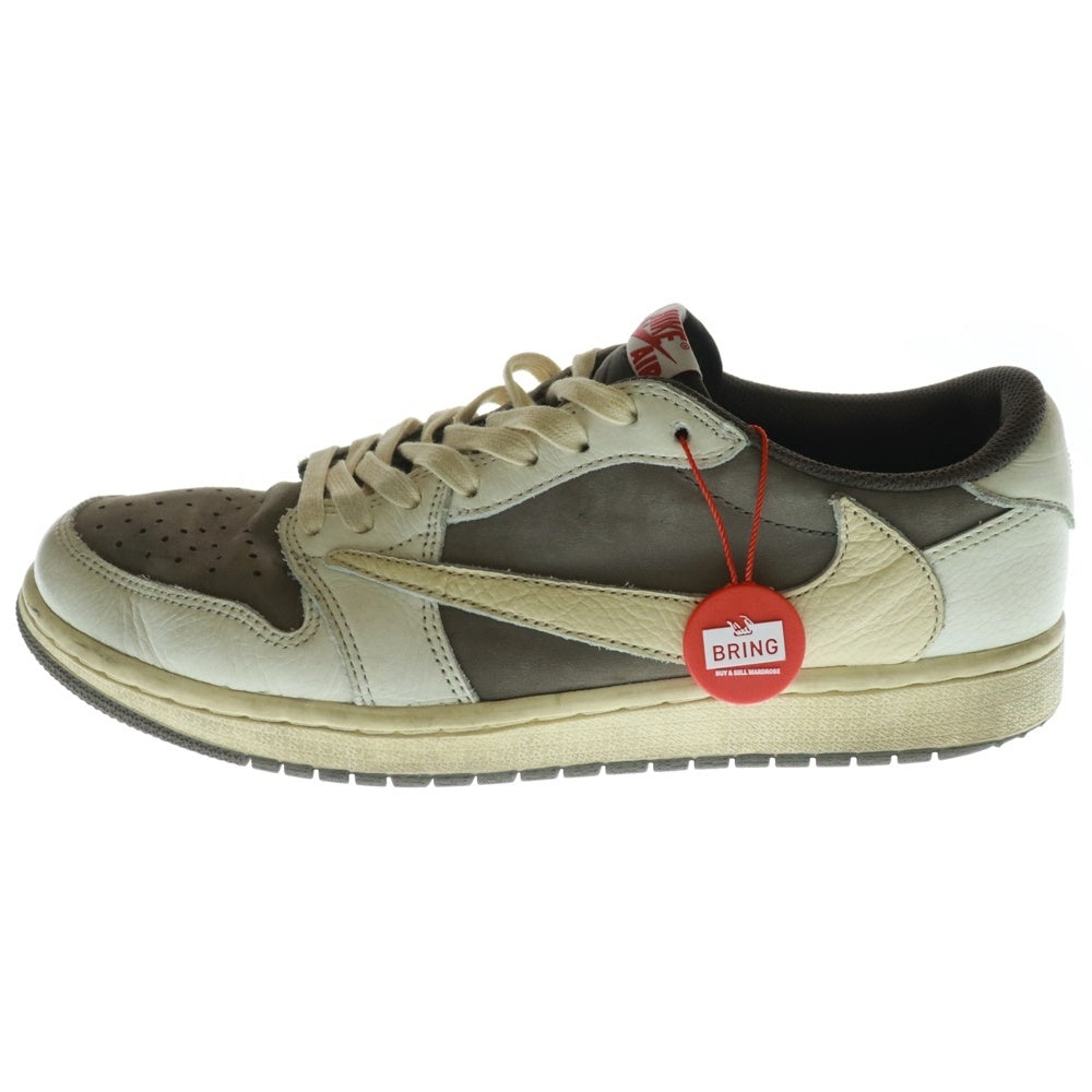 NIKE(ナイキ) ×TRAVIS SCOTT AIR JORDAN 1 LOW OG REVERSE MOCHA DM7866-162 トラヴィススコット エアジョーダン1 ローカットスニーカー リバースモカ ブラウン US9.5/27.5cm