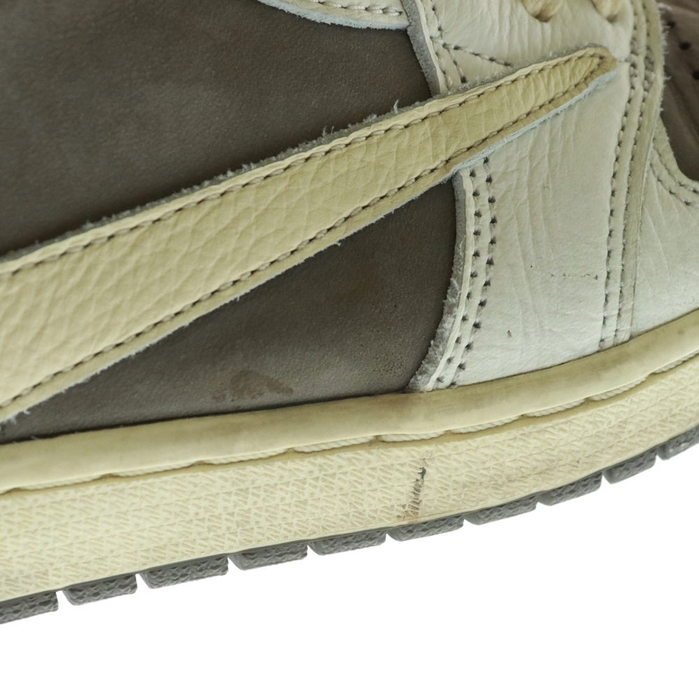NIKE(ナイキ) ×TRAVIS SCOTT AIR JORDAN 1 LOW OG REVERSE MOCHA DM7866-162 トラヴィススコット エアジョーダン1 ローカットスニーカー リバースモカ ブラウン US9.5/27.5cm