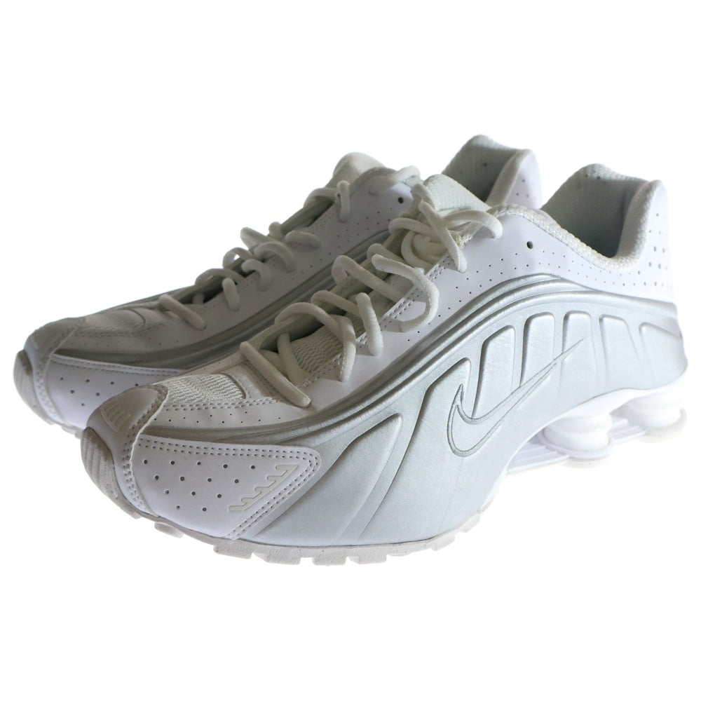 NIKE(ナイキ) WMNS Shox R4 ウィメンズ ショックス ローカットスニーカー ホワイト メタリックシルバー US11.5/28.5cm AR3565-101