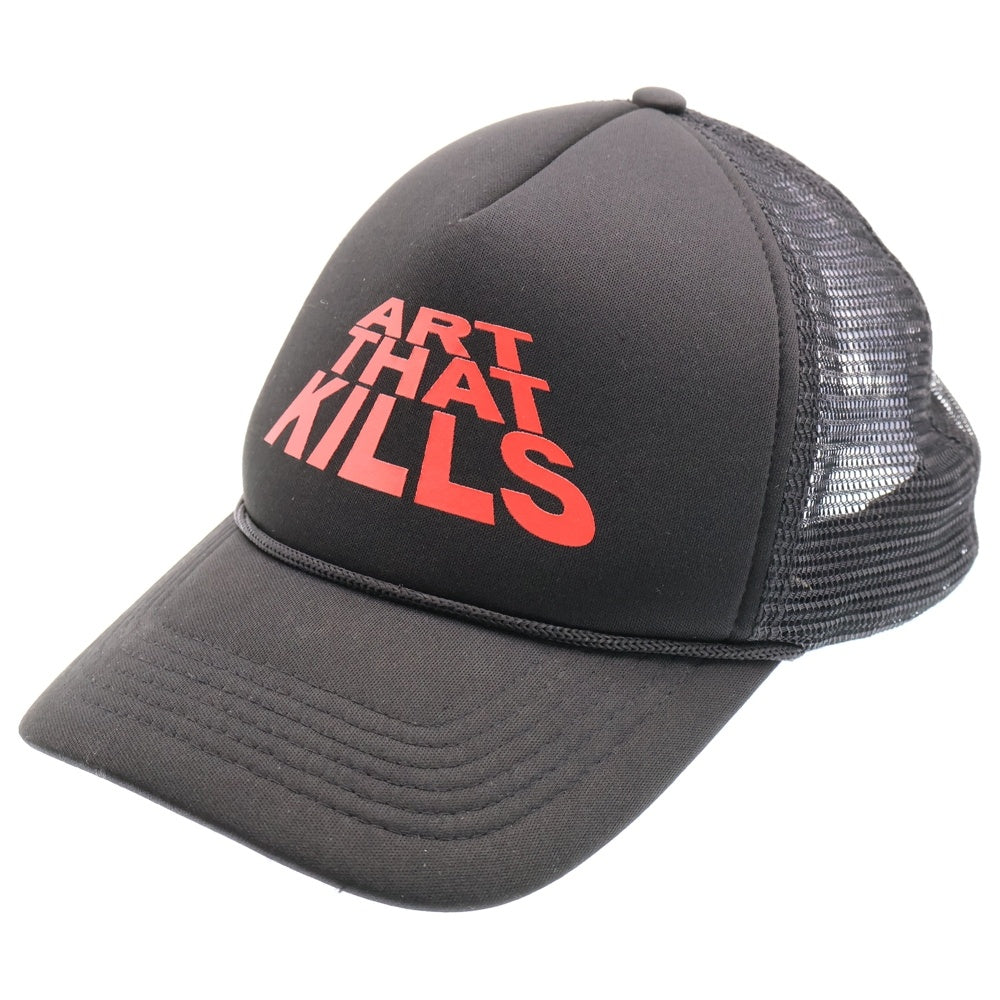 GALLERY DEPT.(ギャラリーデプト) ART THAT KILLS アートザットキルズ プリント メッシュキャップ ブラック