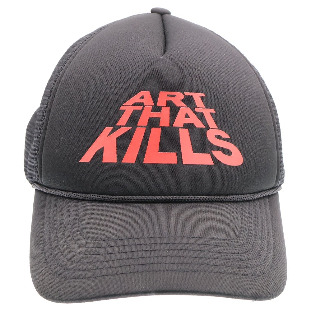 GALLERY DEPT.(ギャラリーデプト) ART THAT KILLS アートザットキルズ プリント メッシュキャップ ブラック