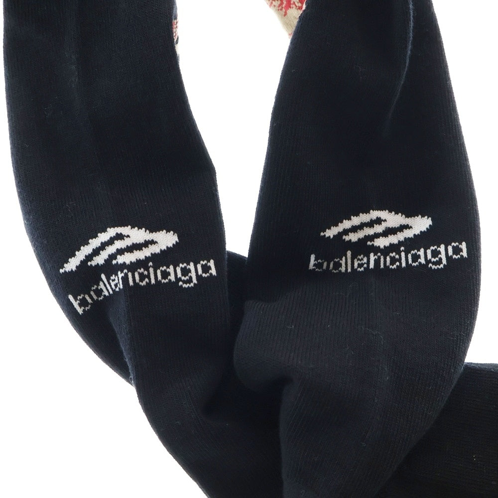BALENCIAGA(バレンシアガ) 24SS Sponsor Logo Soccer Socks スポンサーロゴ サッカーソックス 靴下 778816