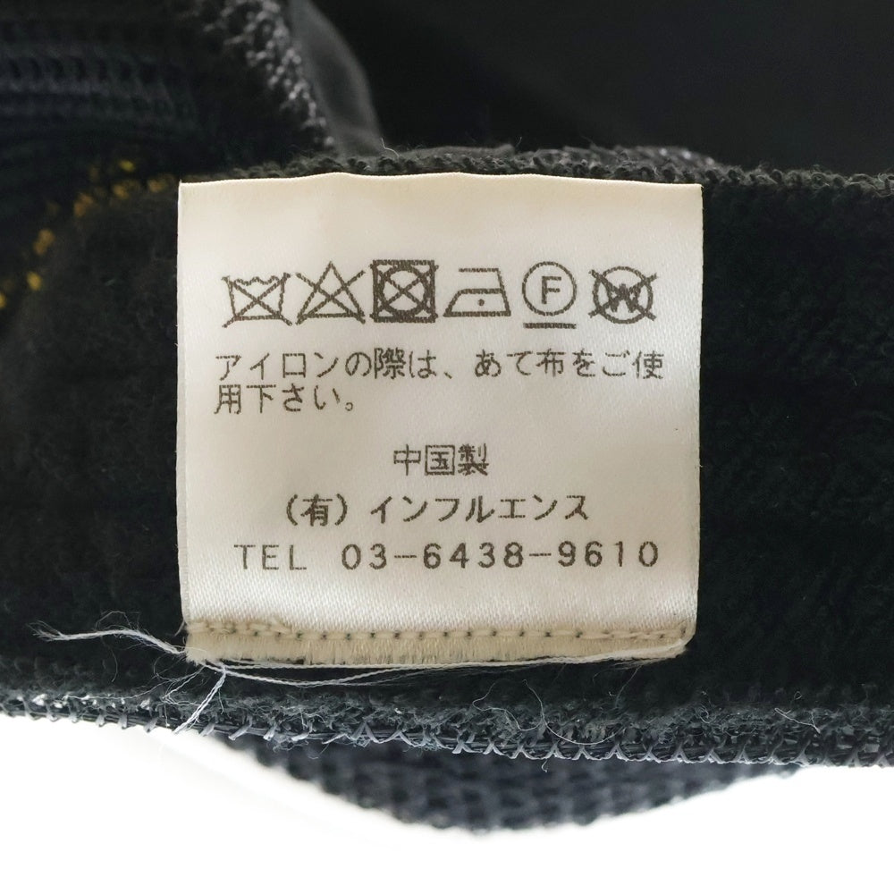 NO CAP CLUB(ノーキャップクラブ) I HAVE A DREAM MESH CAP 刺繍メッシュキャップ ブラック/ホワイト