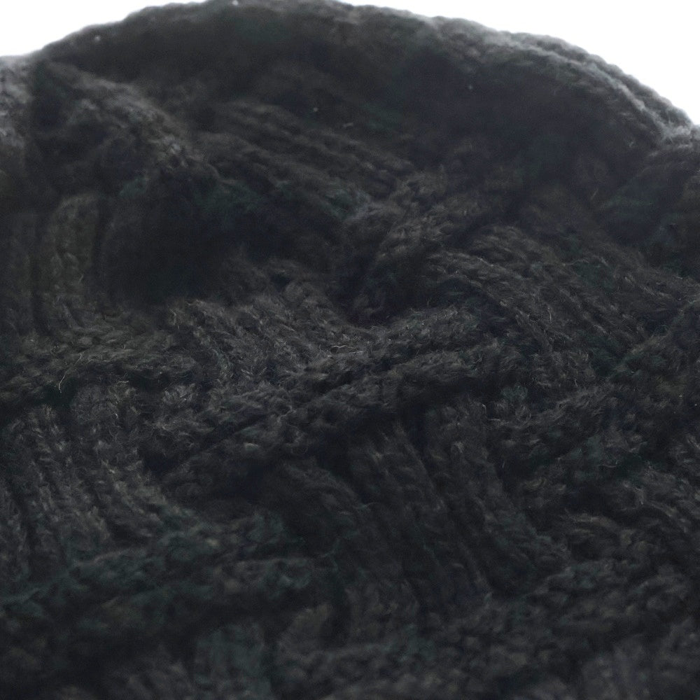 ACUOD by CHANU(アクオドバイチャヌ) zip Beanie ジップデザイン ニット帽 ブラック ビーニー
