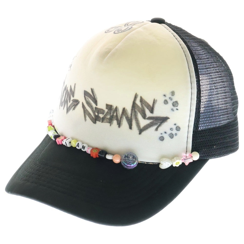 SILANE(シラン) ORIGINAL CAP ビーズ付きメッシュキャップ ブラック