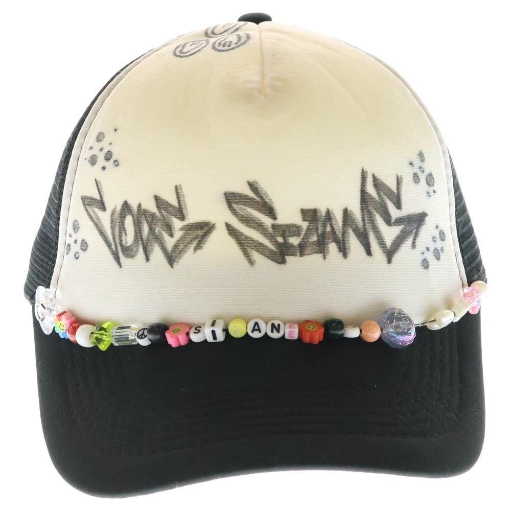 SILANE(シラン) ORIGINAL CAP ビーズ付きメッシュキャップ ブラック