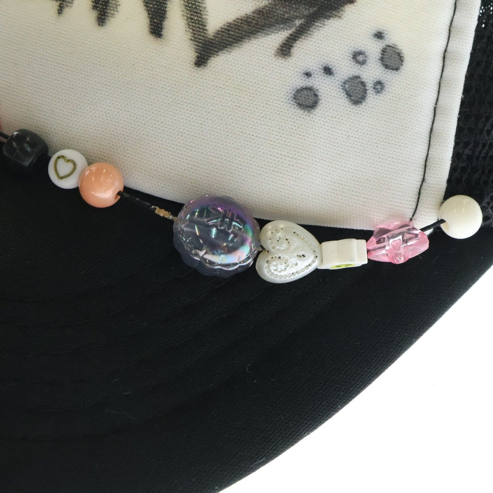 SILANE(シラン) ORIGINAL CAP ビーズ付きメッシュキャップ ブラック