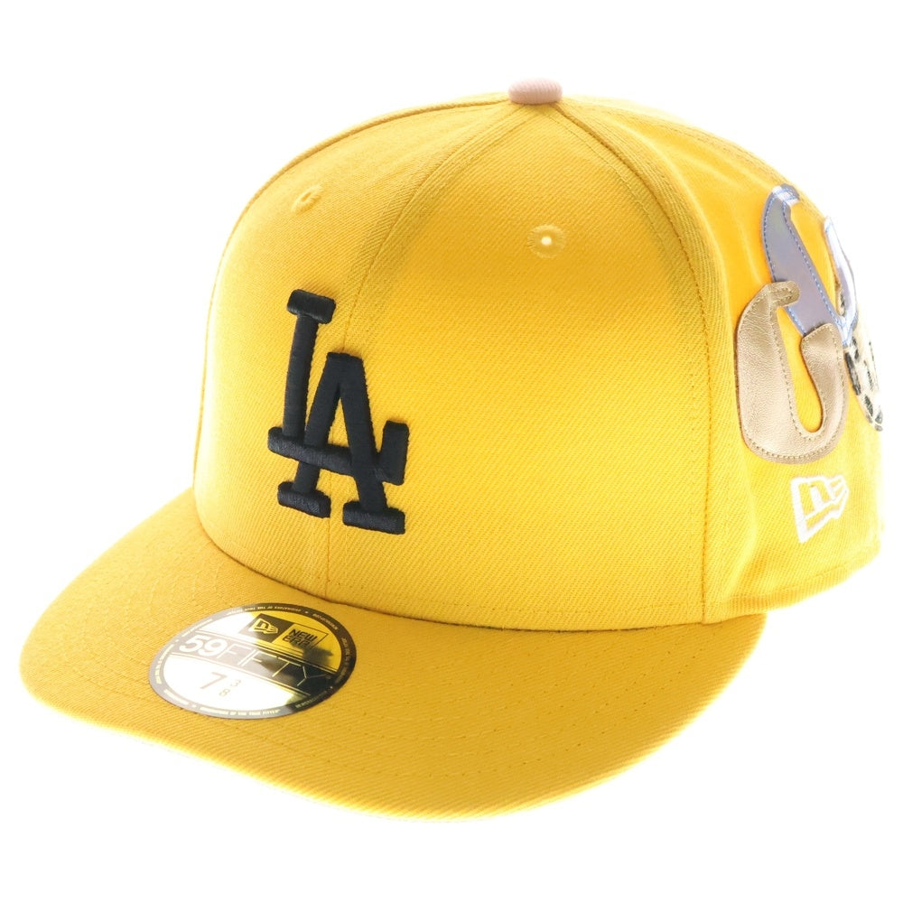 NEW ERA(ニューエラ) ×Gallery Dept G-PATCHES LA DODGERS CAP Gパッチ エルエー ベースボールキャップ イエロー