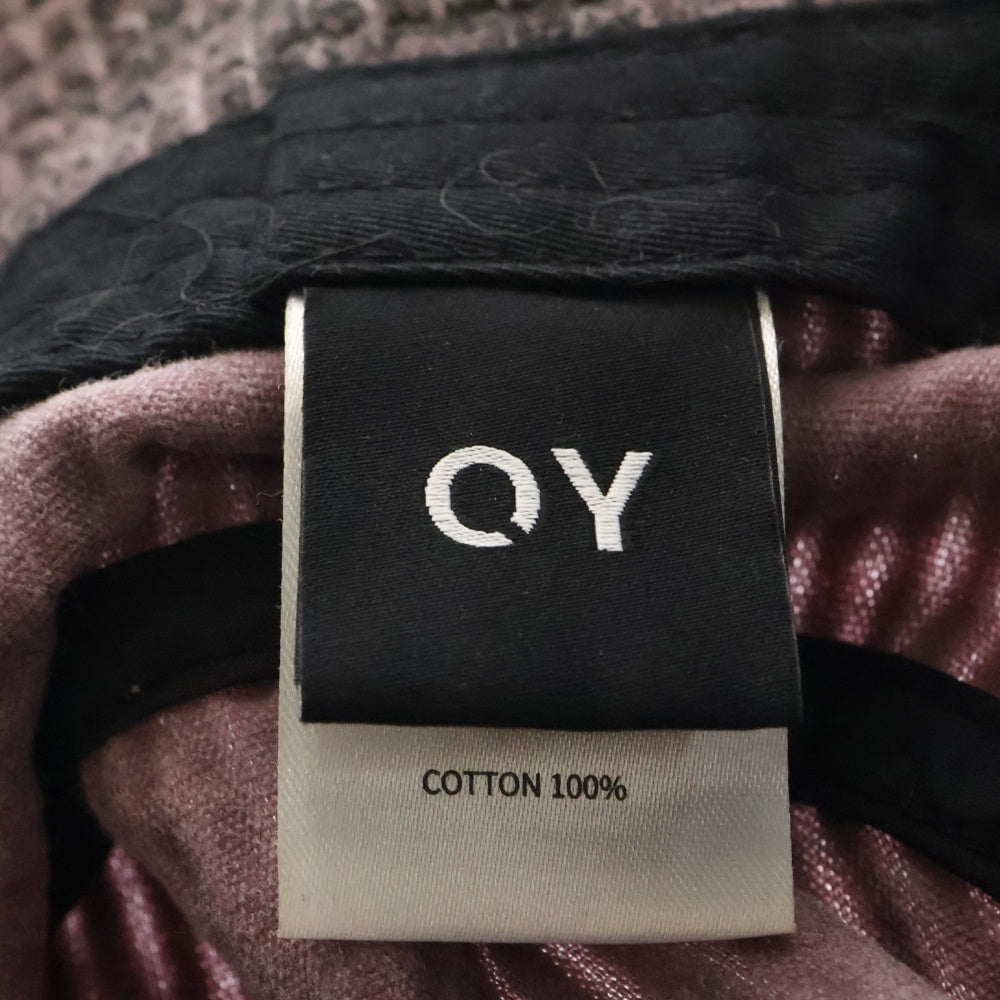 OY(オーワイ) TYE-DIE CORDUROY BUCKET HAT タイダイ コーデュロイ ロゴ刺繍バケットハット 帽子 パープル