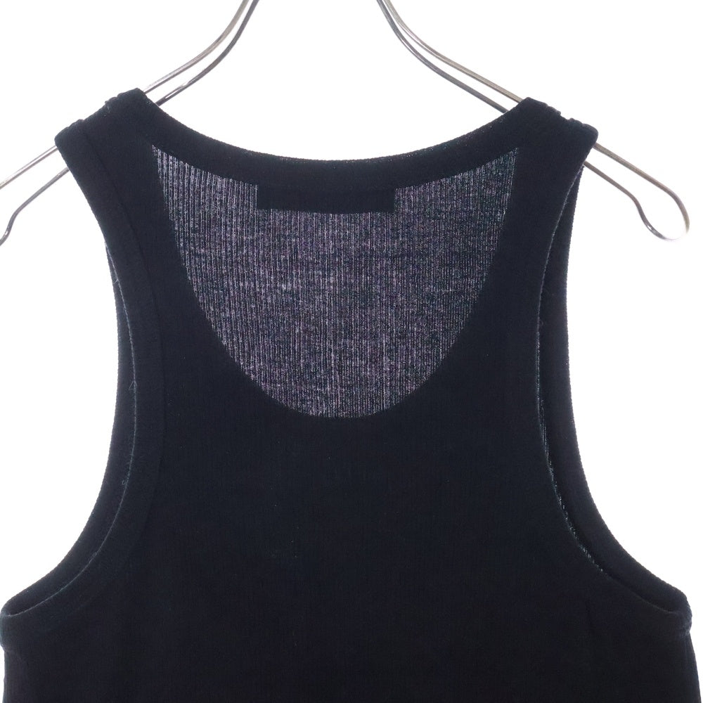 Y/PROJECT(ワイプロジェクト) 23SS TANK TS74-S24 リブタンクトップ ブラック