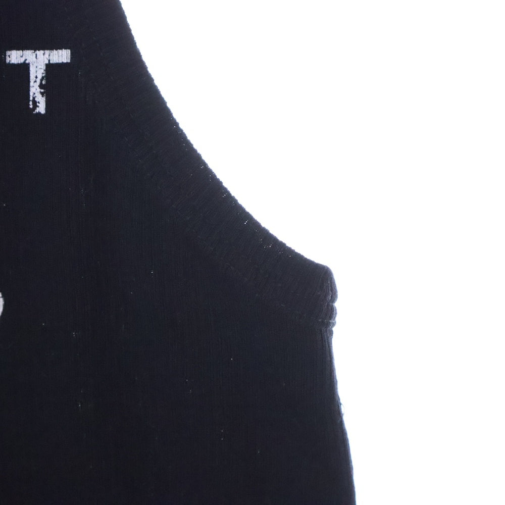 Y/PROJECT(ワイプロジェクト) 23SS TANK TS74-S24 リブタンクトップ ブラック