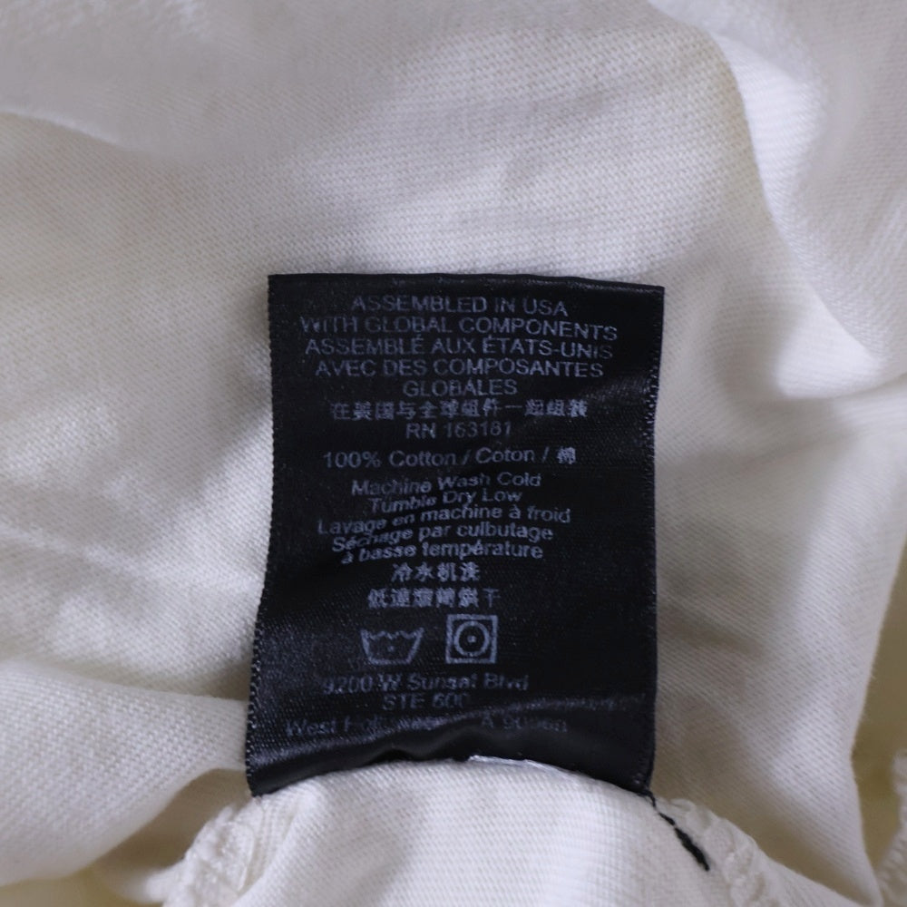 RHUDE(ルード) GRAND CRU TEE グラン クリュ プリント クルーネック 半袖 Tシャツ カットソー アイボリー RHPS24TT05012611