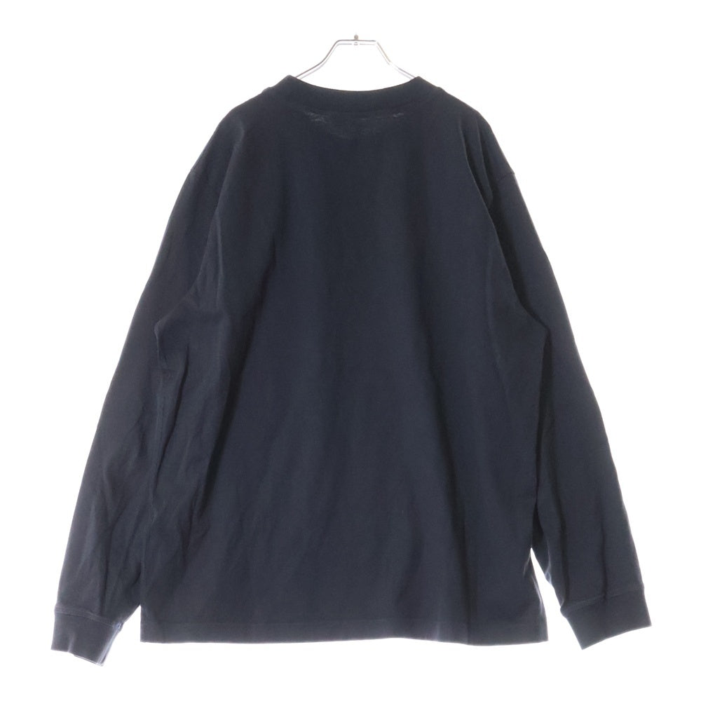Acne Studios(アクネ ストゥディオズ) LOGO L/S TEE FN-MN-TSHI000354 ロゴプリント 長袖カットソー ブラック