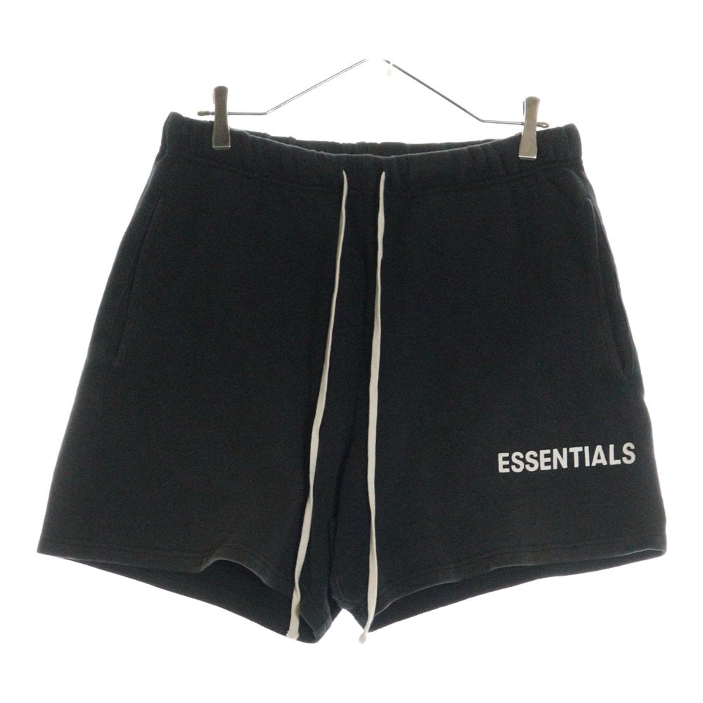 FEAR OF GOD ESSENTIALS(フィアオブゴッド エッセンシャルズ) ロゴショートパンツ ドローストリングハーフパンツ ブラック