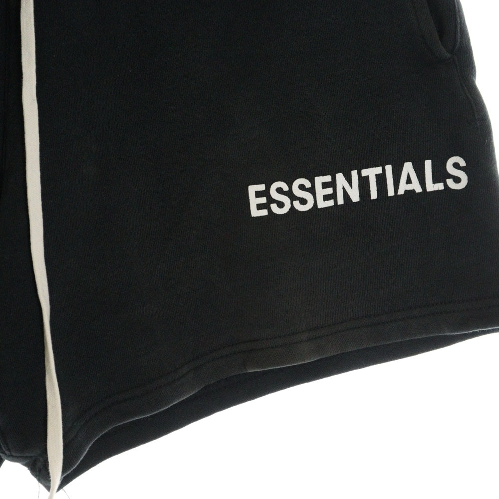 FEAR OF GOD ESSENTIALS(フィアオブゴッド エッセンシャルズ) ロゴショートパンツ ドローストリングハーフパンツ ブラック