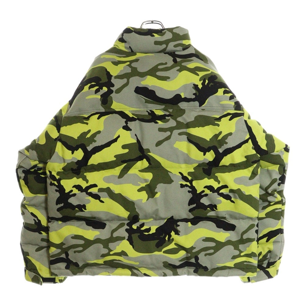 VETEMENTS(ヴェトモン) 22AW NEON CAMO LOGO PUFFER JACKET UA53JA600C ネオン カモ ロゴ ダウンジャケット
