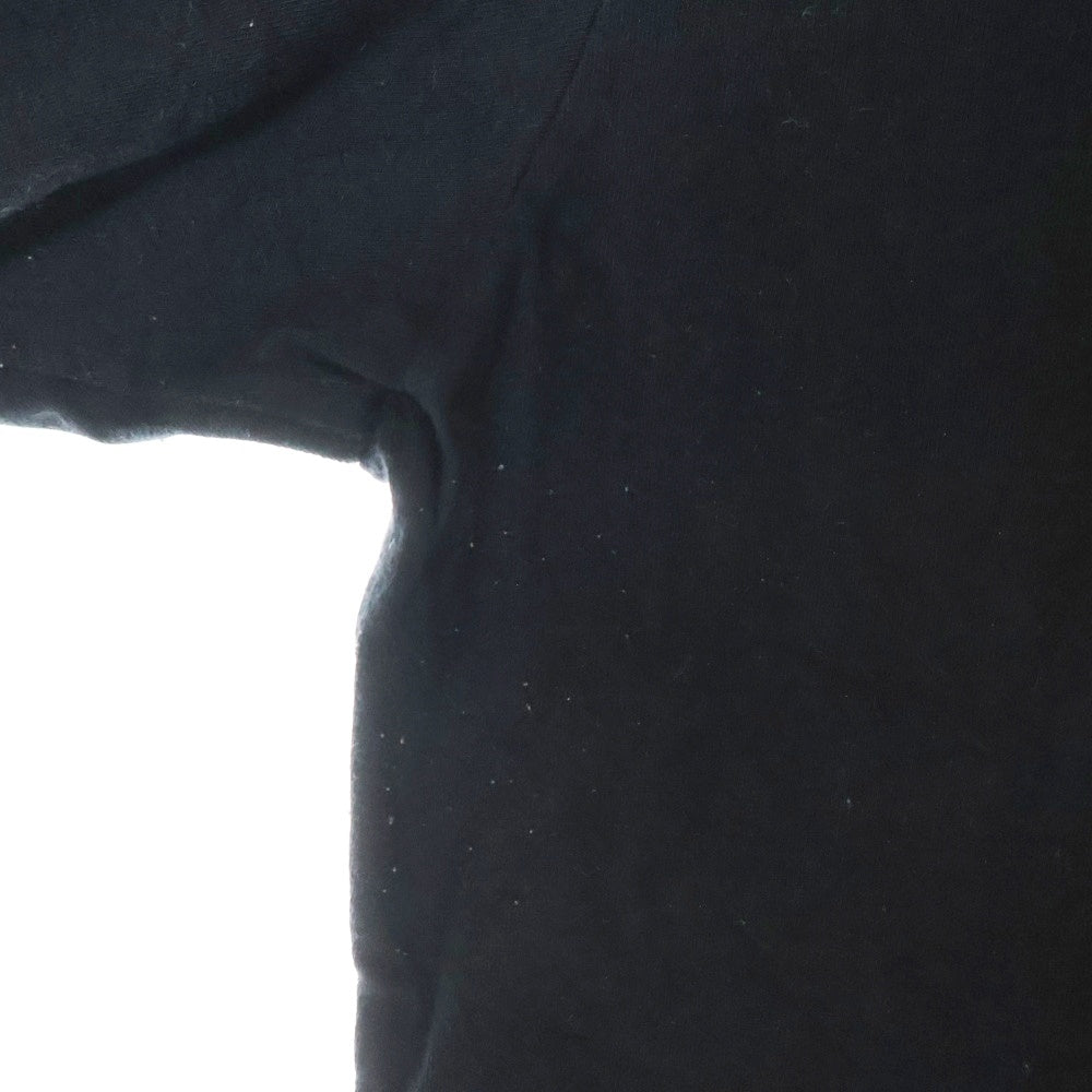 CHROME HEARTS(クロムハーツ) CH L/S /1 ネックロゴプリント長袖Tシャツ カットソー ブラック