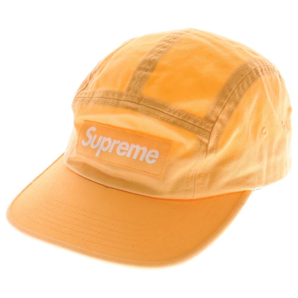 SUPREME(シュプリーム) 24SS Washed Chino Twill Camp Cap ウォッシュドキャンプキャップ オレンジ
