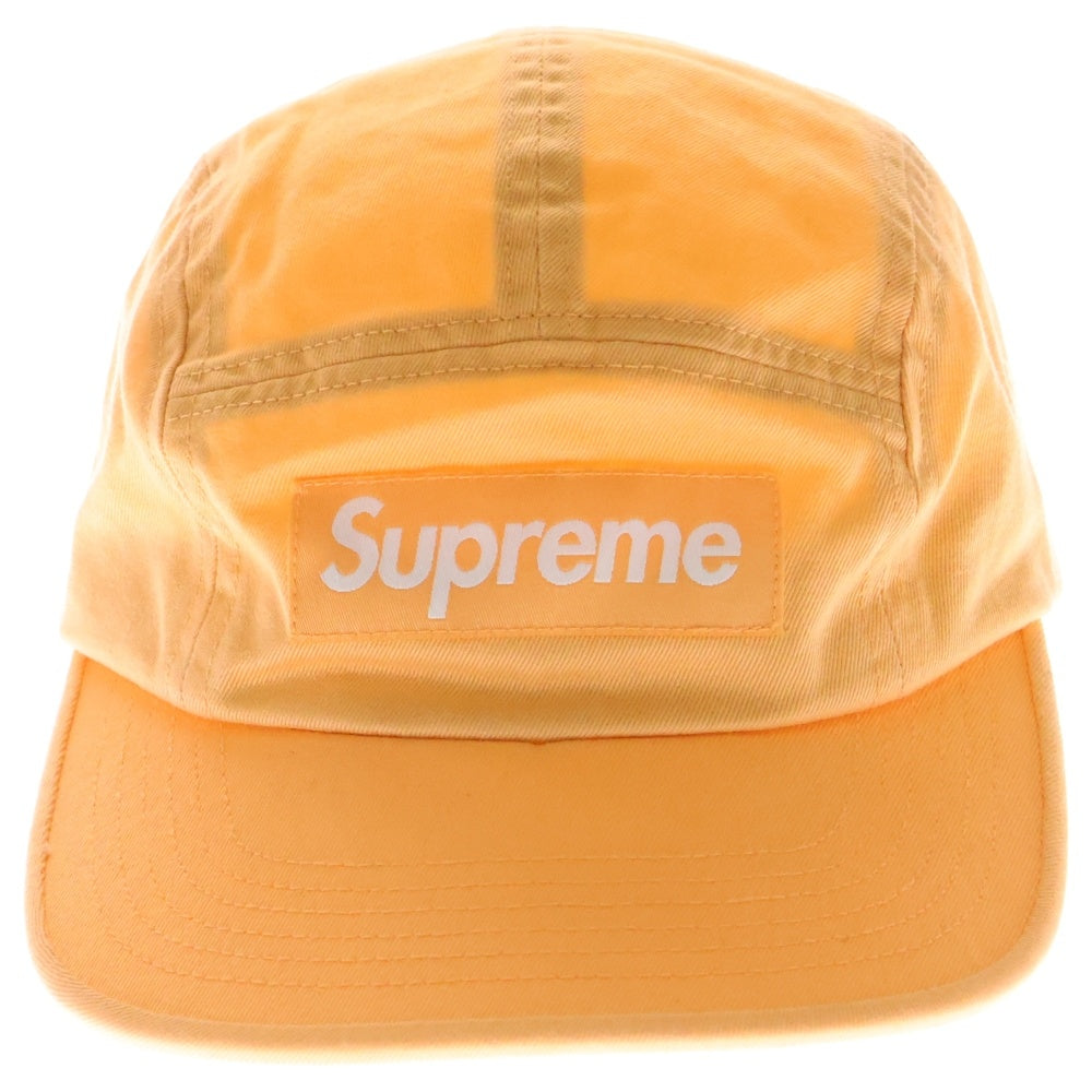 SUPREME(シュプリーム) 24SS Washed Chino Twill Camp Cap ウォッシュドキャンプキャップ オレンジ