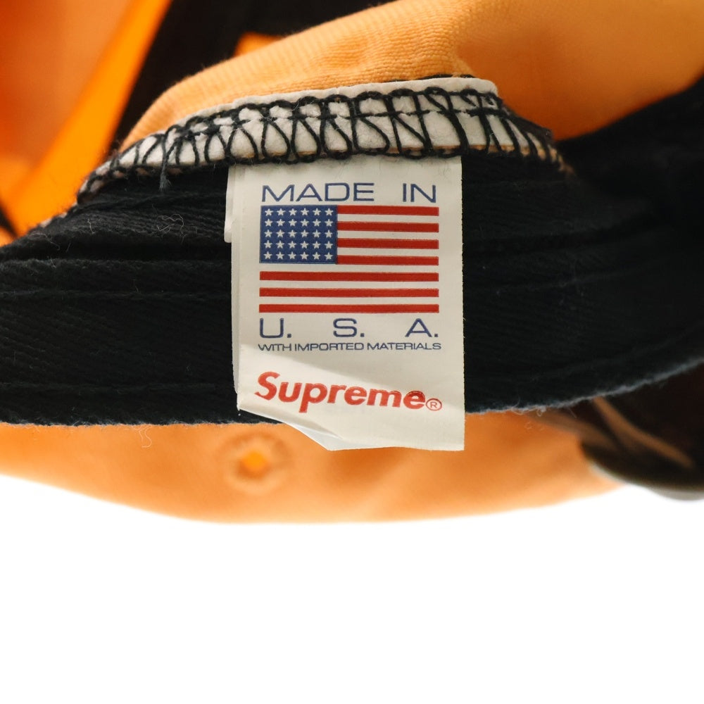 SUPREME(シュプリーム) 24SS Washed Chino Twill Camp Cap ウォッシュドキャンプキャップ オレンジ