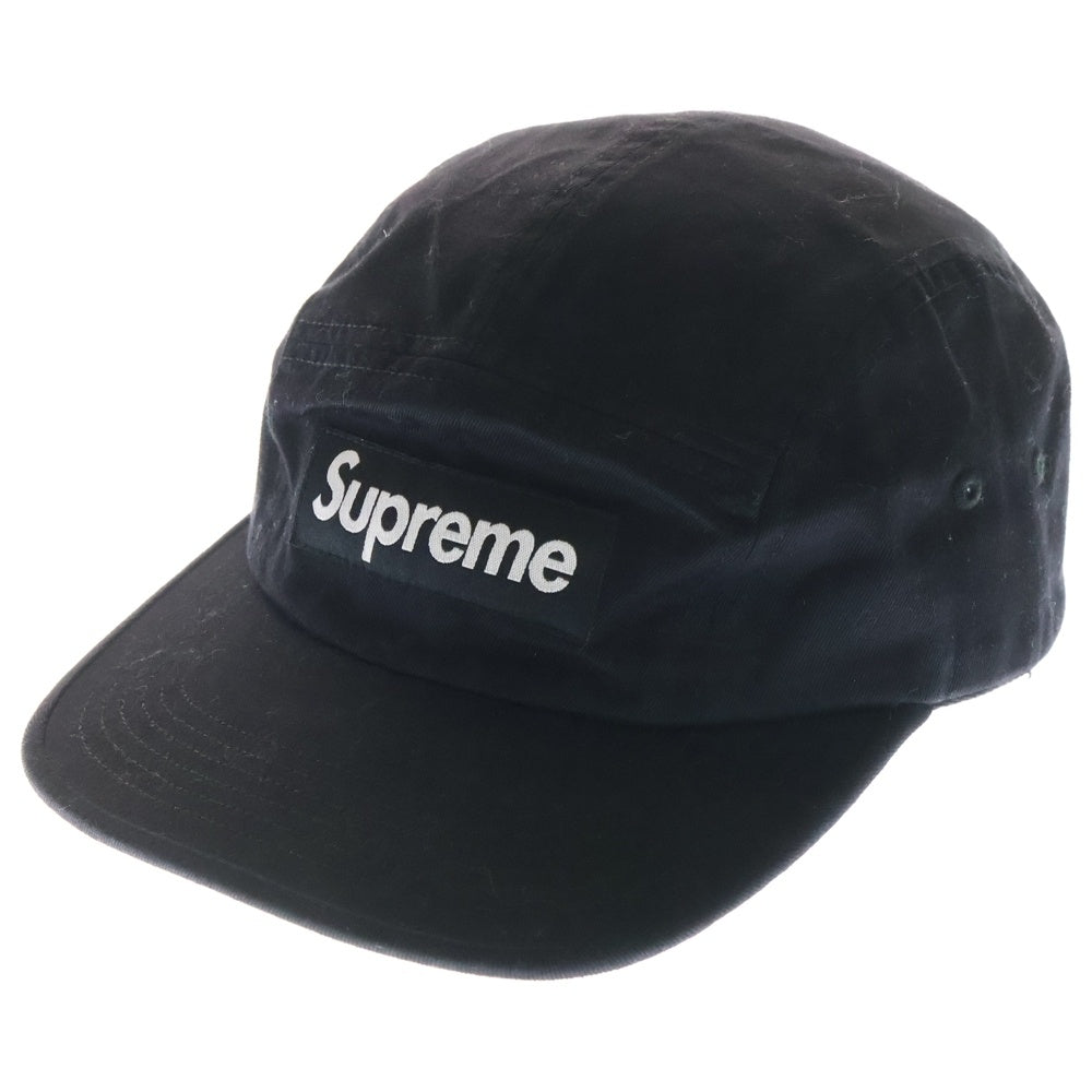 SUPREME(シュプリーム) 24SS Box Logo Camp Cap ボックスロゴ キャンプキャップ ブラック