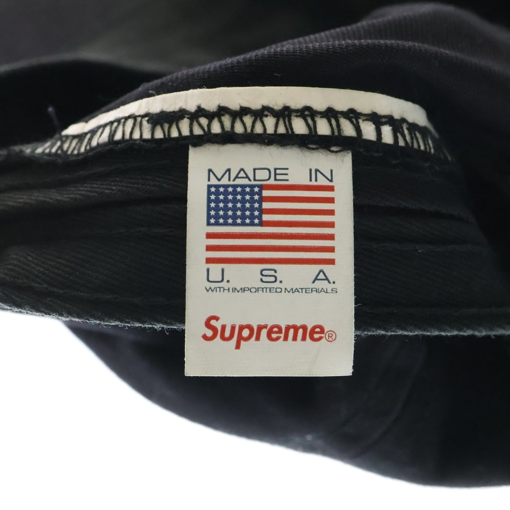 SUPREME(シュプリーム) 24SS Box Logo Camp Cap ボックスロゴ キャンプキャップ ブラック