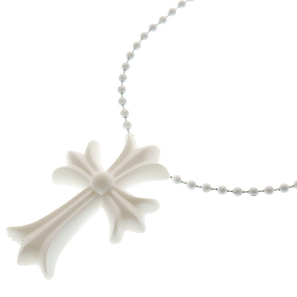 CHROME HEARTS(クロムハーツ) RUBBER CH CRS SML スモールCHクロス ラバーネックレス シリコン BCA306 ホワイト