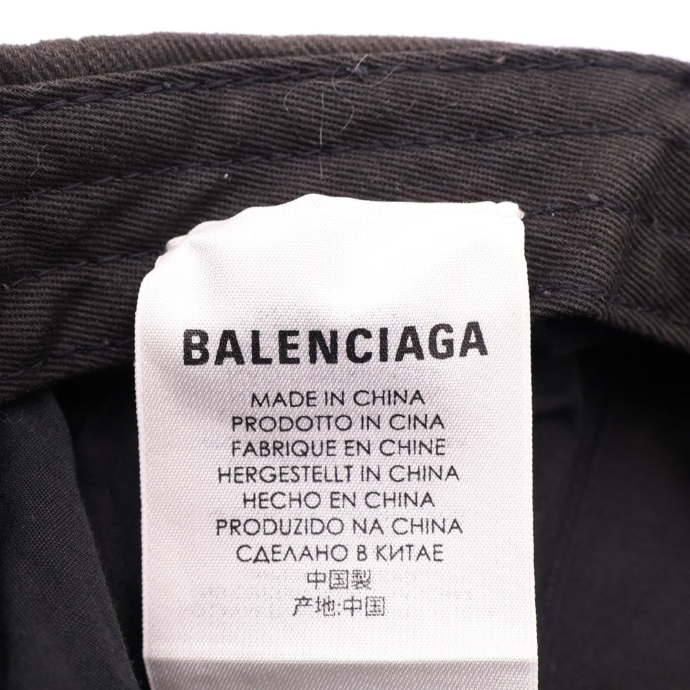 BALENCIAGA(バレンシアガ) Femme ロゴ刺繍 ベースボールキャップ ブラック
