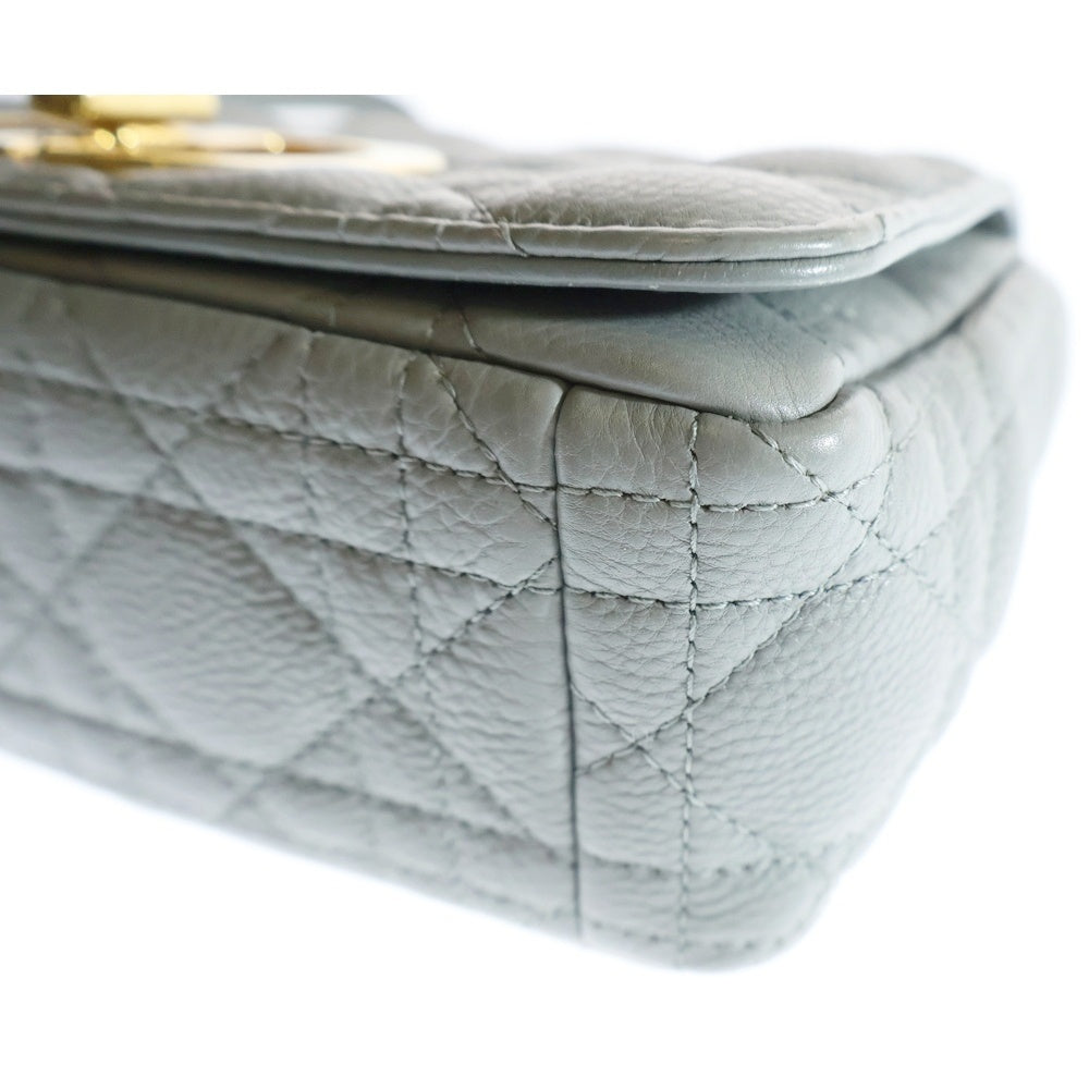 Christian Dior(クリスチャンディオール) CARO S カロ スモール チェーン ショルダーバッグ ライトブルー レディース