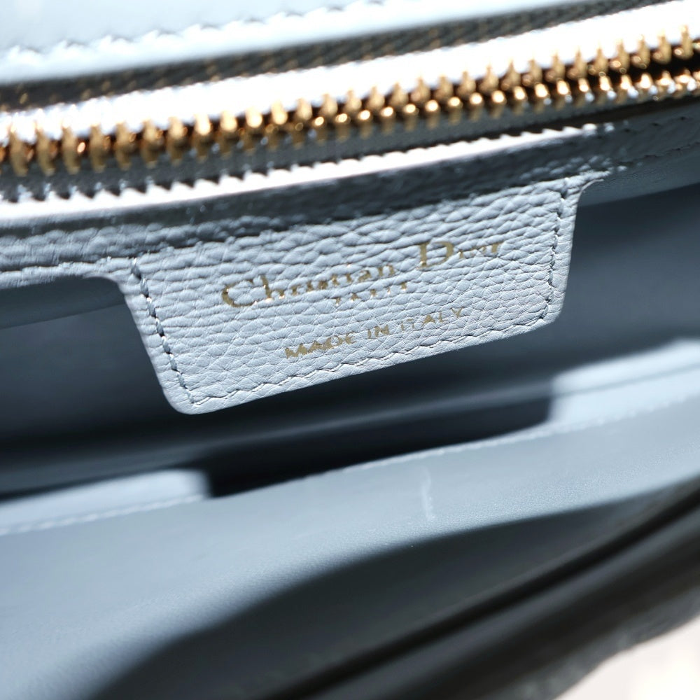 Christian Dior(クリスチャンディオール) CARO S カロ スモール チェーン ショルダーバッグ ライトブルー レディース