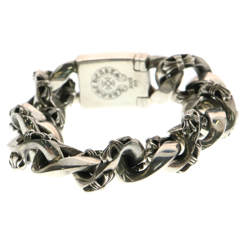 CHROME HEARTS(クロムハーツ) ID LRG BOX CHX CHX ボックスIDファンシーリンク ブレスレット ブレスレット 13LINK シルバー