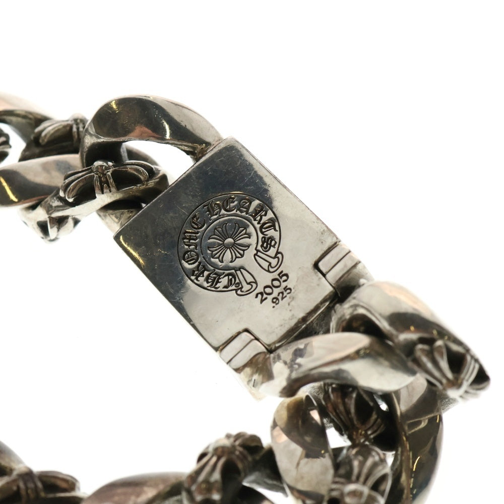 CHROME HEARTS(クロムハーツ) ID LRG BOX CHX CHX ボックスIDファンシーリンク ブレスレット ブレスレット 13LINK シルバー