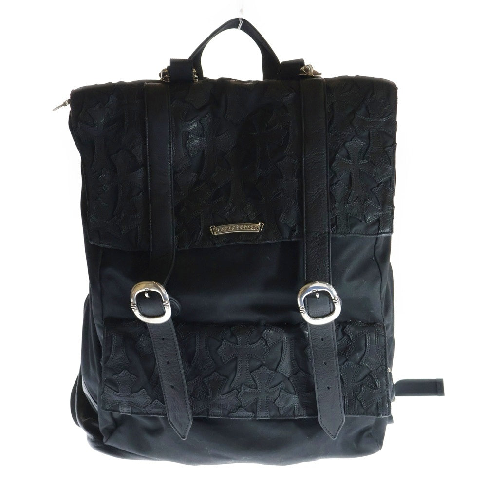 CHROME HEARTS(クロムハーツ) MOTO BACKPACK CROSS モトバッグ セメタリーパッチガンスリンガーストラップバックパックリュック