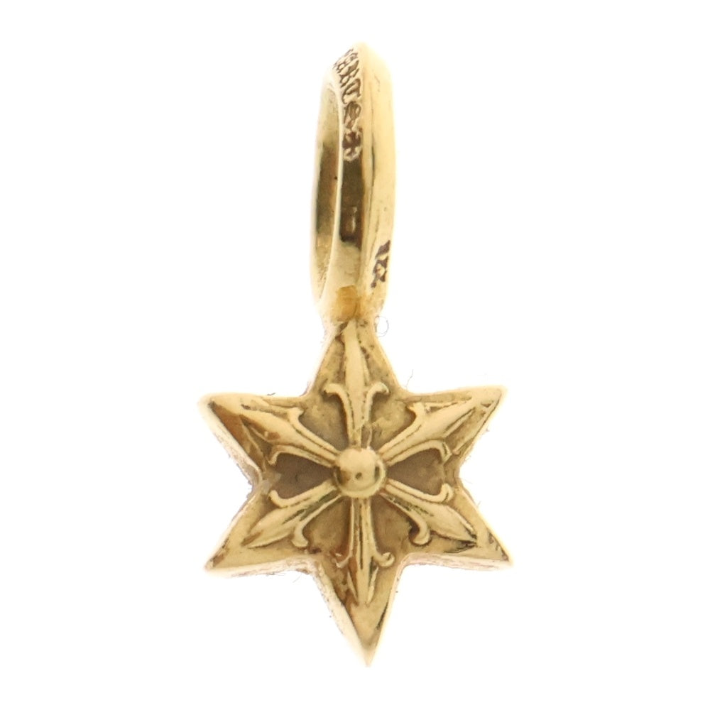 CHROME HEARTS(クロムハーツ) 22K STACK STAR V2 スタースタックチャーム ペンダントトップ ゴールド BCA405