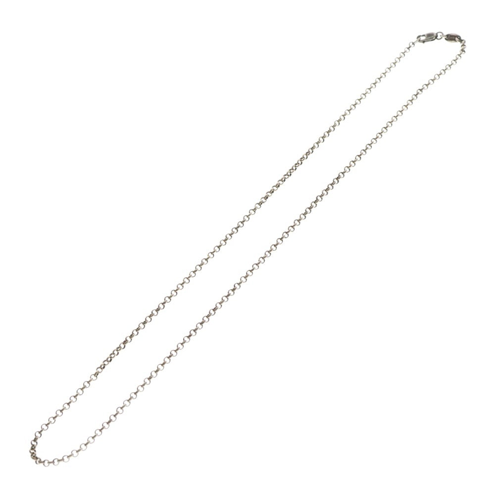 CHROME HEARTS(クロムハーツ) NECKCHAIN R18 ロールチェーンネックレス 18inch シルバー BCA083