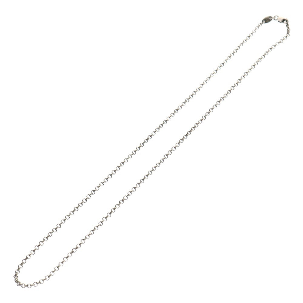 CHROME HEARTS(クロムハーツ) NECKCHAIN R18 ロールチェーンネックレス 18inch シルバー BCA083