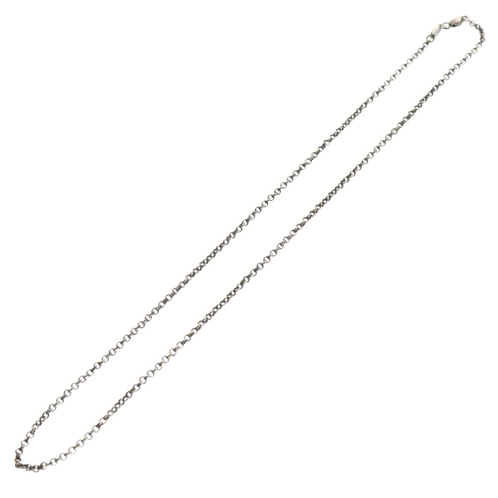 CHROME HEARTS(クロムハーツ) NECKCHAIN R18 ロールチェーンネックレス 18inch シルバー BCA083